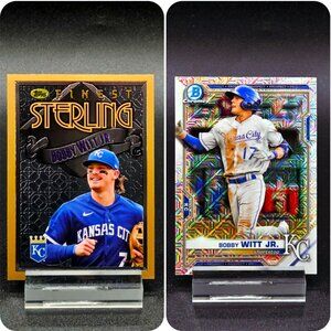 Bobby Witt Jr. Bowman Chrome Mojo Finest Sterling Kansas City Royals Star